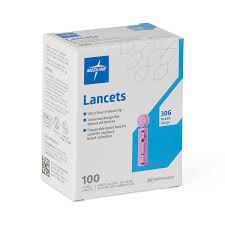 Medline® General Purpose Lancets – 30G (100/Box)